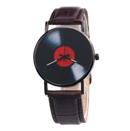 Veloura™ Disk Watch – Elegance in Every Second
